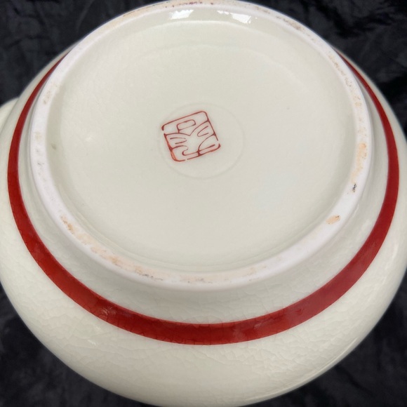 Vintage Asahi Cherry Blossom Birds Japanese Porcelain Teapot - Picture 3 of 3